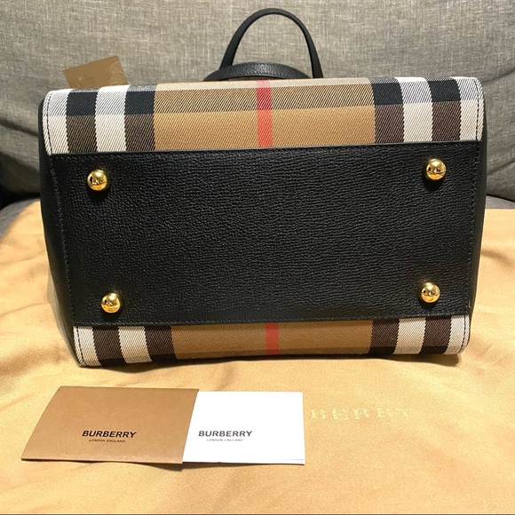 Burberry Italy New house check derby Canterbury tote / shoulder bag - Picture 10 of 14